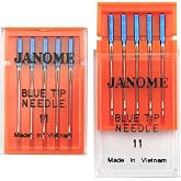 DREAMSTITCH 990311000 10 PCS Blue Tip Blue Stitch Needles Size 11 Number 990311000 for Janome 990311000