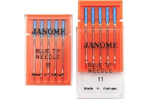 DREAMSTITCH 990311000 10 PCS Blue Tip Blue Stitch Needles Size 11 Number 990311000 for Janome 990311000