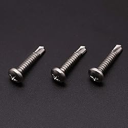 #6 x 1/2" (100 pcs) Pan Head Self Drilling