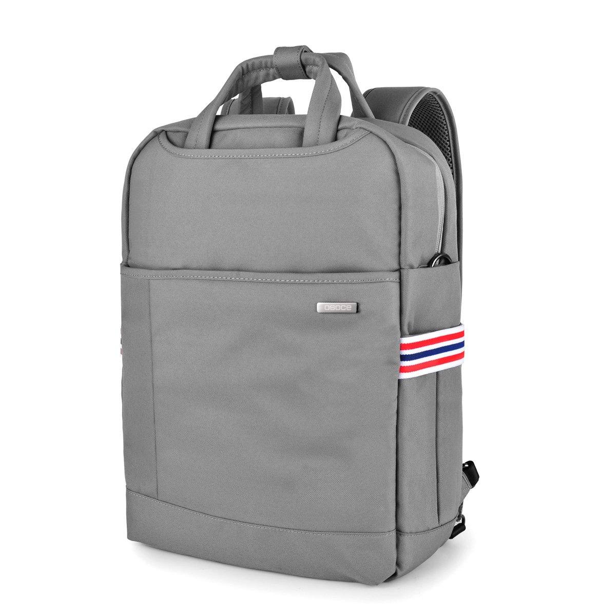 Laptop Backpack,Nylon Computer Bag,Travel Shoulder Bag,Carry Bag,Fits Under 15.6-Inch Laptop Notebook(Grey)