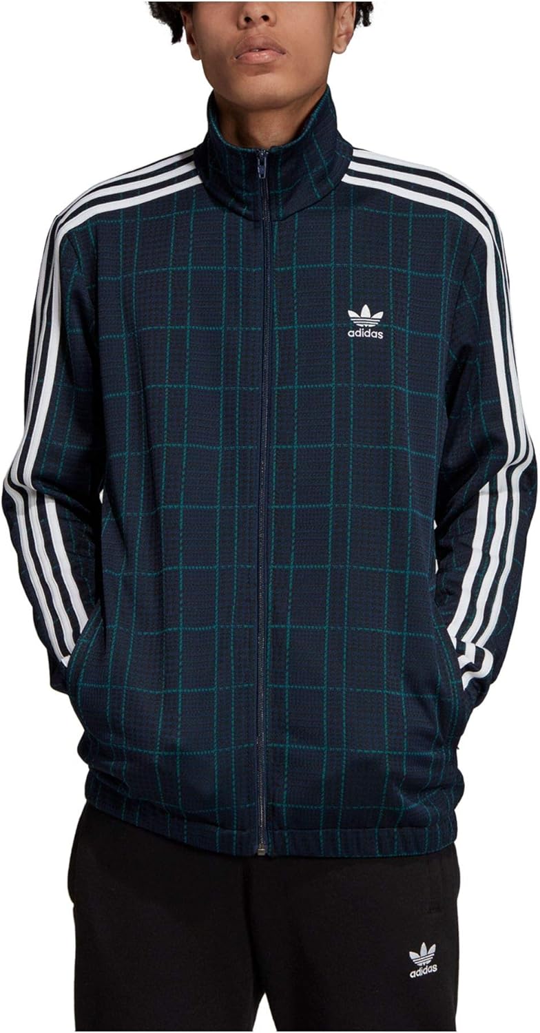adidas patterned track jacket