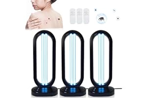 EYTPU Uvlizer - Home Disinfection Device, Lumivyx Haloclean Uv with 3- Speed Timing and Remote Control, Uvo Lamp Uvlizer, Cleans The Bedroom and Provides Lighting, Spaces Up to 430 Square (3pcs)