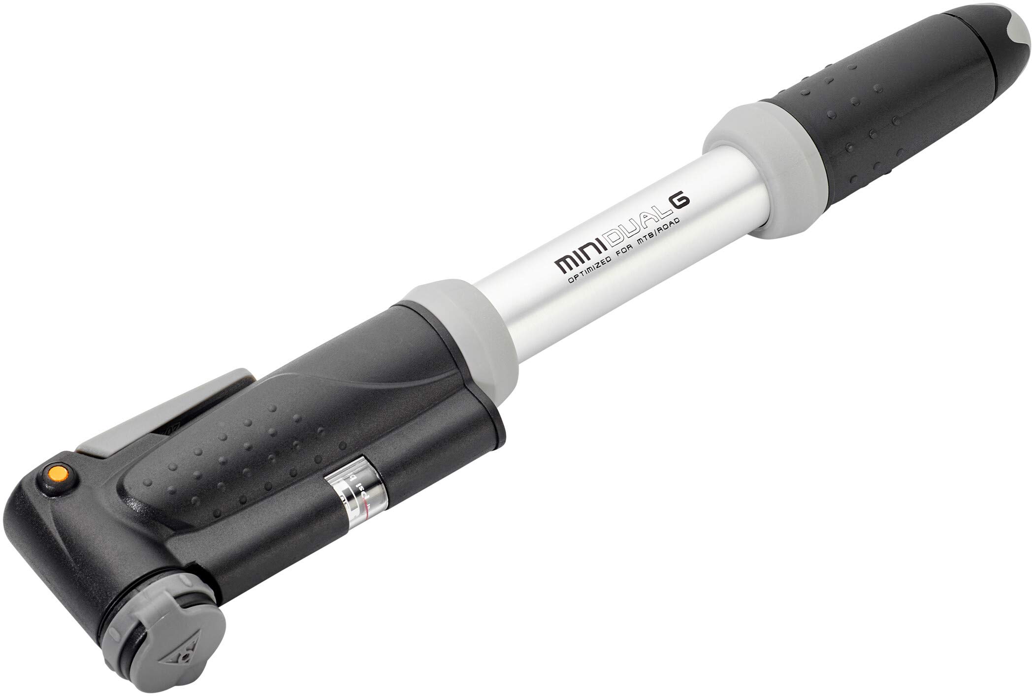 Topeak Mini Dual G Mini Pump - Black/Silver