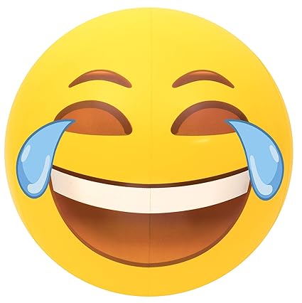 Coconut Floats Tears Of Joy Emoji Beach Ball 27