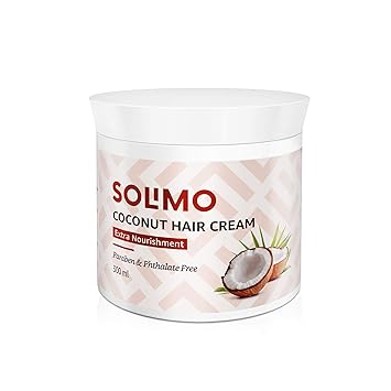 Amazon Brand - Solimo Coconut Hair Cream (300 ml)
