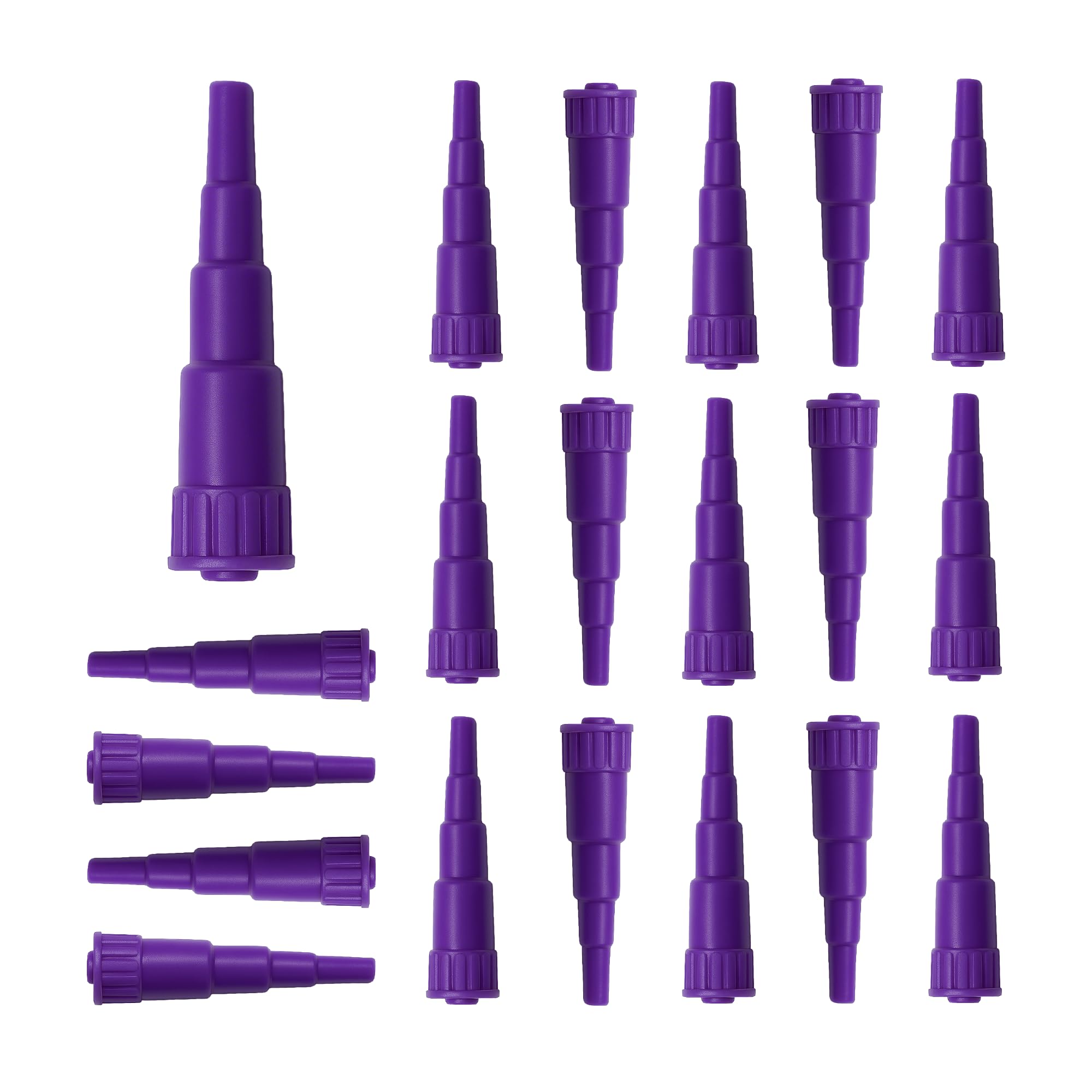 Photo 1 of Ximter ENFit Compatible Transition Connector, 20 Pack Syringe Adapter for Animal Enteral Feeding