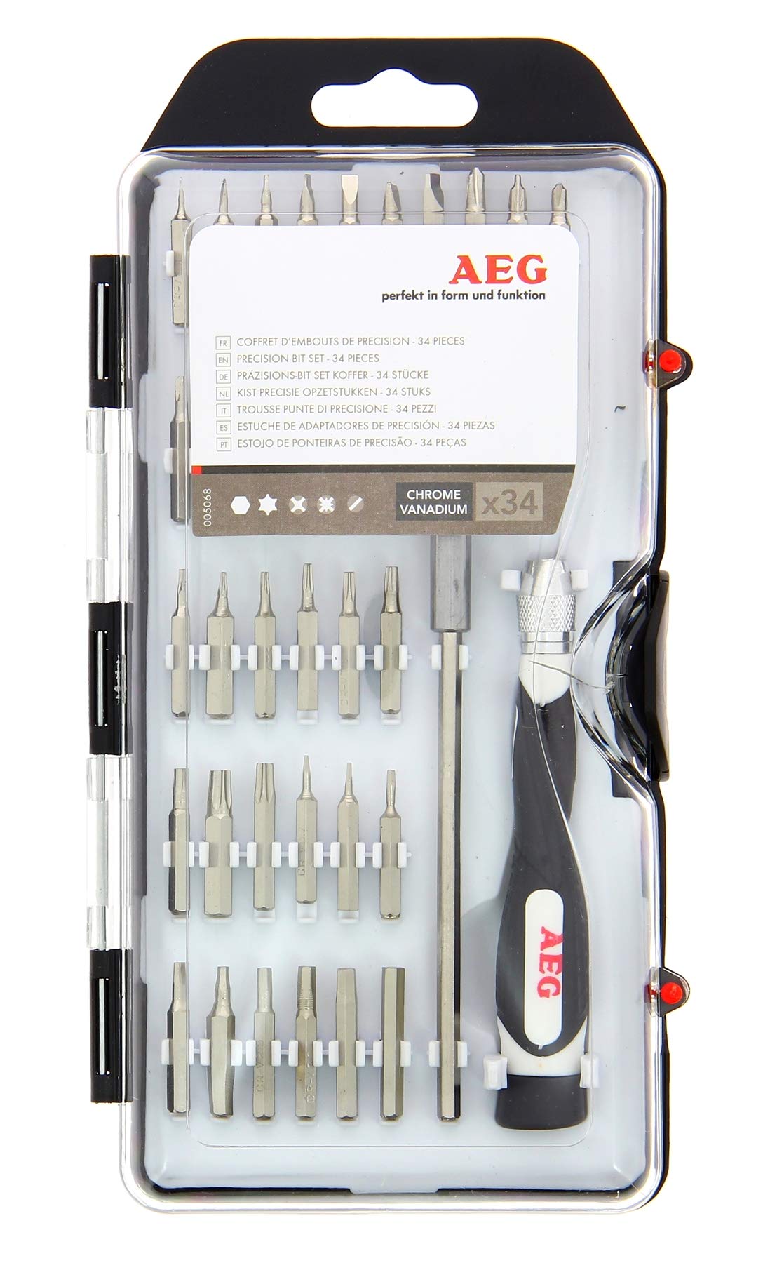 AEG 005068 Set of Precision Bits in Case