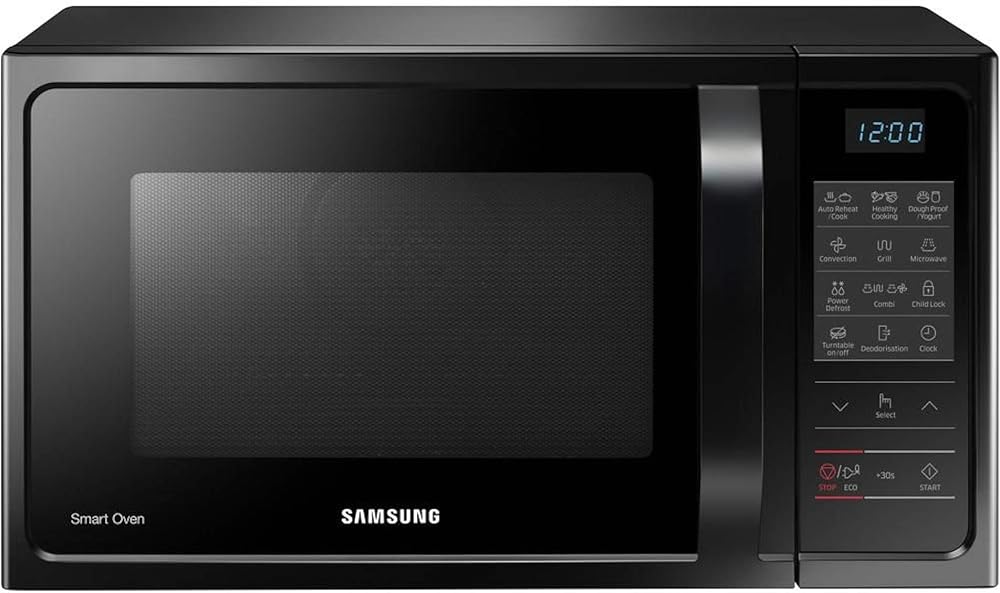Samsung 28L Combination Microwave 1400W Black MC28H5013AK