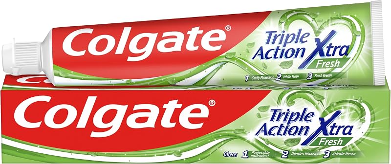 Triple Acción Xtra Fresh, Pasta de Dientes, Pack 12x75 ml