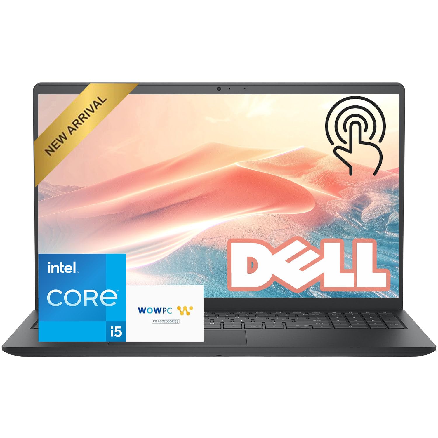 Dell 15.6 Touchscreen Business Laptop | Intel 10-Core i5(Beat i7-1250U) | 8GB DDR5 | 256GB SSD | AI Copilot | Wi-Fi 6 | Windows 11 | for Work & Study