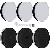 Erinice NEU100 Replacement Filter Compatible with Eureka Airspeed Compact Bagless Upright Vacuum NEU100 NEU10AE4 NEU10AE5 NEU102 Series Washable Foam Filters, Compare to Part # E0106, 6 Pack