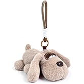 LuckGift | Cute Plush Puppy Keychain for Women – Soft Dog Bag Charm, Car Pendant, Key Holder & Home Decor, Adorable Stuffed Animal Gift for Girlfriend, Friends, Birthday, Christmas, Valentine’s Day