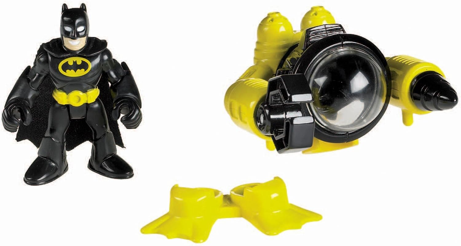 imaginext dc super friends batman and batpod
