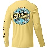 Palmyth Fishing Shirts for Men Long Sleeve UPF 50+ Sun Protection UV T Shirt Tee
