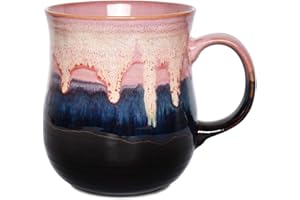 Bosmarlin Large Ceramic Coffee Mug, Big Tea Cup for Office and Home, 21 Oz, Dishwasher and Microwave Safe, 1 PCS