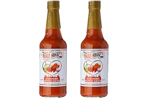 Marie Sharp's Hot Habanero Pepper Sauce, 10 oz – Authentic Belizean Hot Sauce with Fresh Red Habanero Peppers (Pack of 2)