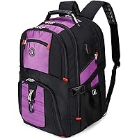 Extra Large 50L Travel Laptop Backpack with USB Charging Port Fit 17 Inch Laptops for Men Women