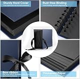 DazSpirit Photo Album Scrapbook 80 Pages with 12 Metallic Pens Blue view 4