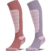 Hylaea Merino Wool Ski Socks, Cold Weather Socks for Snowboarding, Snow, Winter, Thermal Knee-high Warm Socks, Hunting