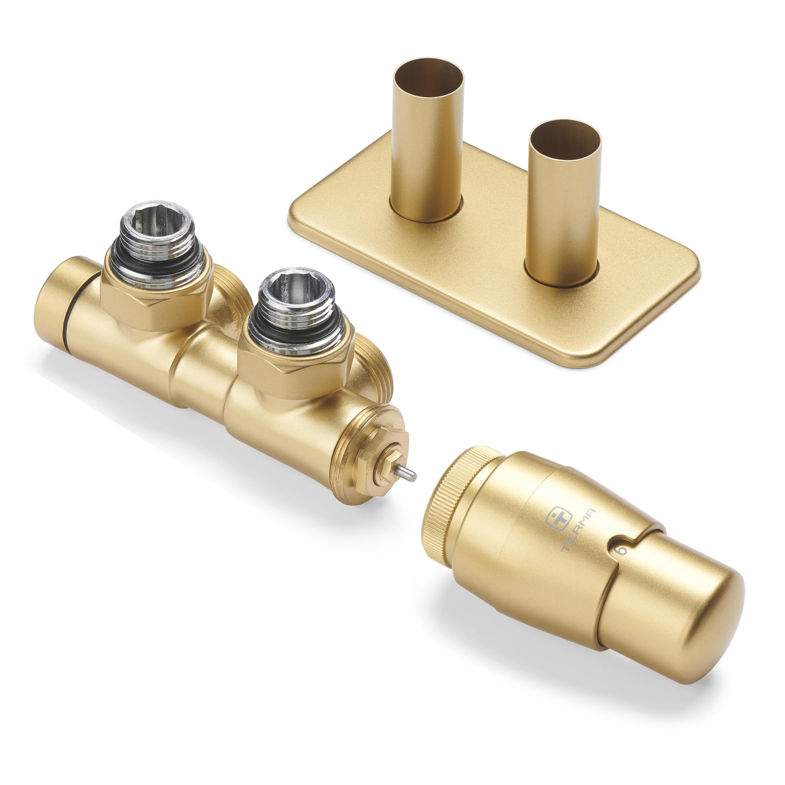 Terma Radiator Valves, Brass