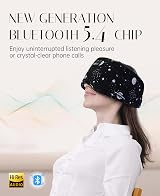 MUSICOZY Sleep Mask Headphones Bluetooth Eye Mask 16H Playtime Ice Silk view 5