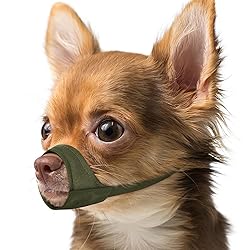 Mayerzon Short Snout Dog Muzzle, Small Muzzle for