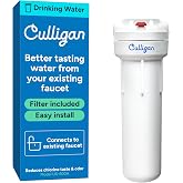 Culligan Under Sink Water Filter System - Existing Faucet, Filter Included | IAPMO Certified | Connects To Existing Faucet | 12 Months / 1,000 Gal | Fits D-20A &amp; D-40A | Easy Install | Filter Included