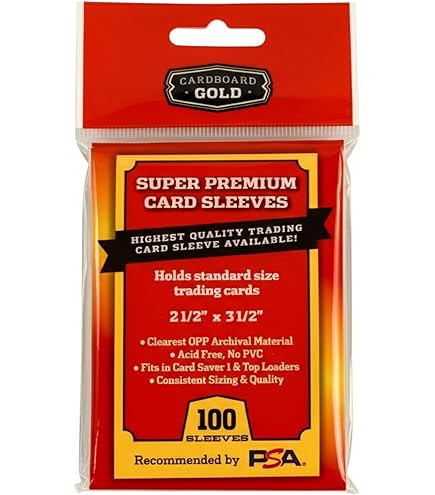 Amazon.com: Cardboard Gold Penny Sleeves for Trading Cards - 1000 Count Card Protector Sleeves with Durable, Crystal-Clear Plastic for Baseball, Sports, Collector, Standard-Sized Cards 2-5/8 x 3-5/8 (67x94mm) : Toys & Games Amazon.com: Cardboard Gold Penny Sleeves for Trading Cards - 1000 Count Card Protector Sleeves with Durable, Crystal-Clear Plastic for Baseball, Sports, Collector, Standard-Sized Cards 2-5/8 x 3-5/8 (67x94mm) : Toys & Games