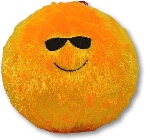 BabySit Pelota de peluche hinchable con divertidas caras. Tamaño ...