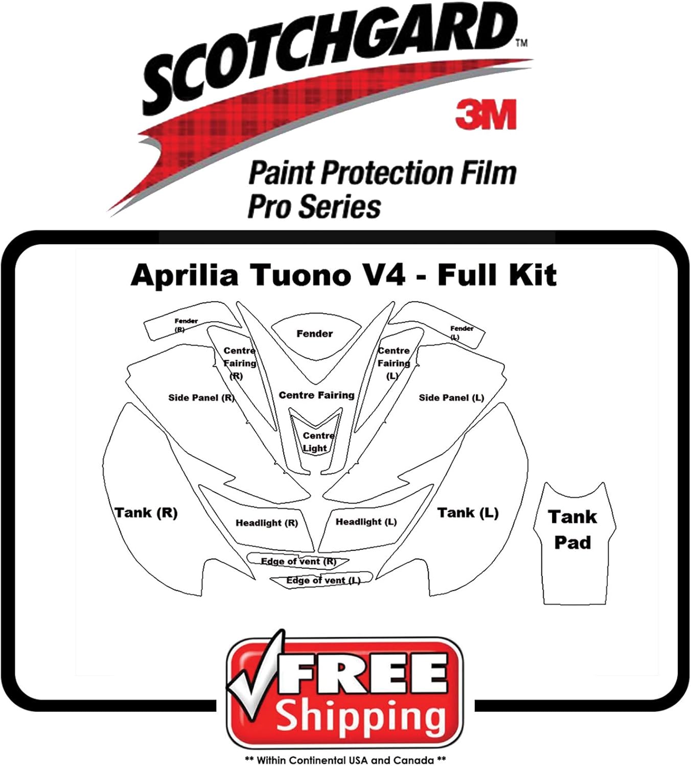 Best 2017 Aprilia Tuono 3M Factory Paint Protection Film