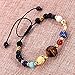Banana Bucket Adjustable Handmade Solar System Bracelet - Universe Galaxy The Nine Planets Guardian Star Natural Stone Beads Bracelets Bangles