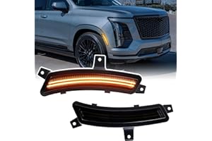 CYBORICH Amber LED Side Marker Lights for 2025 2026 GMC Yukon XL Chevy Tahoe Suburban Cadilac Escalade ESV Upgrade Dual Row F