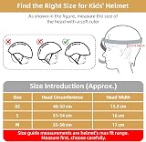 KORIMEFA Kids Helmet 51-58cm Adjustable CE Safe Lightweight Breathable view 7