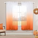 Fall Halloween Decorations Curtains for Living Room