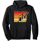 Mademark x MTV - Hand Hewn Sun Stripes Vintage MTV Logo Pullover Hoodie