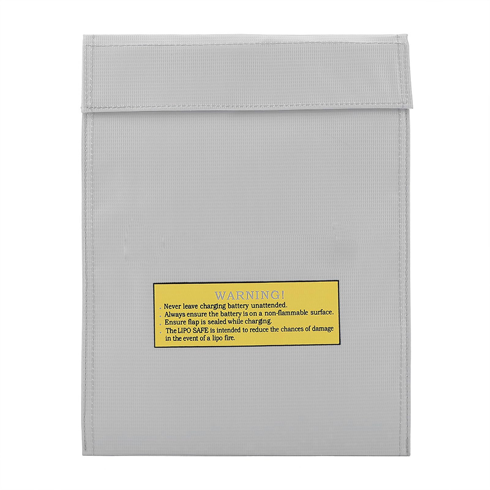 Raguso Explosion Proof Safe Bag,Portble Water Resistant Fireproof Bag Two Size for Money Passport Cash (Silver, small) Securityelectronics