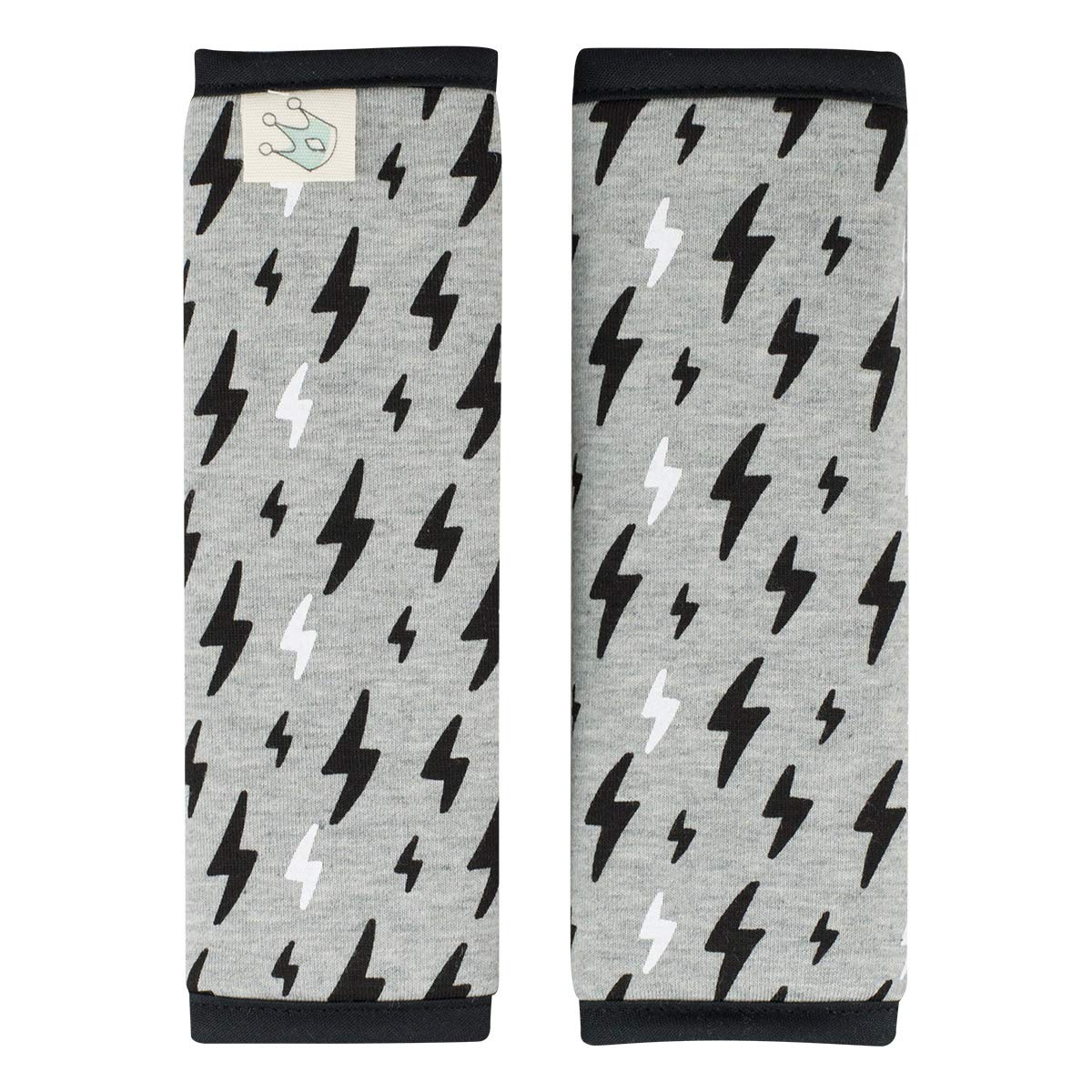 JYOKO Kids Padded Harness Protector for Stroller Carseat (Black Rayo, 17 x 18)