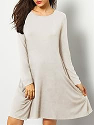 Zero City Womens Casual Pockets Plain Flowy Simple