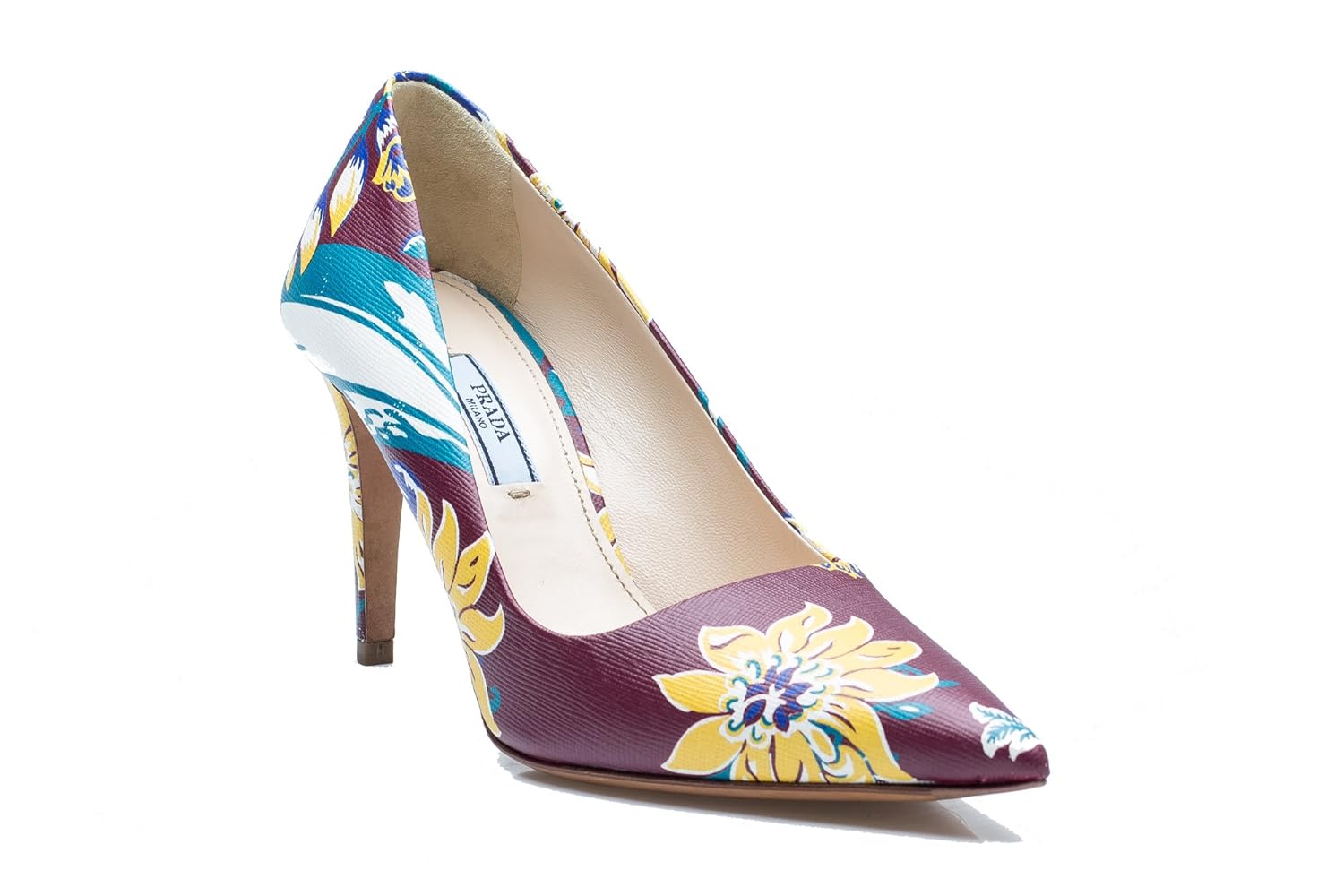 prada floral shoes