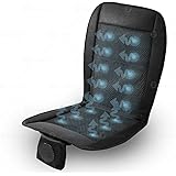 Zone Tech Cooling Car Seat Cushion - Black 12V Automotive Adjustable Temperature Comfortable Cooling Car Seat Cushion