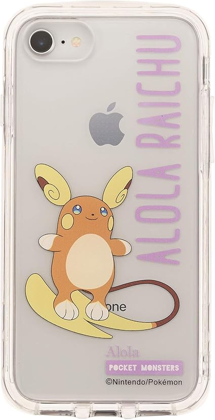 Amazon Co Jp Iphonese Iphone8 対応 ポケットモンスター Ijoy 全面保護 保護フィルム付き 耐衝撃 衝撃吸収 ストラップホール ワイヤレス充電 アローラ ライチュウ 家電 カメラ