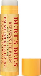 Burt's Bees Beeswax Moisturising Lip Balm Vitamin E Coconut Oil 4.25g Natural