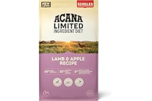 ACANA Singles Limited Ingredient Dry Dog Food, Grain Free Lamb & Apple Dog Food Recipe, 22.5lb