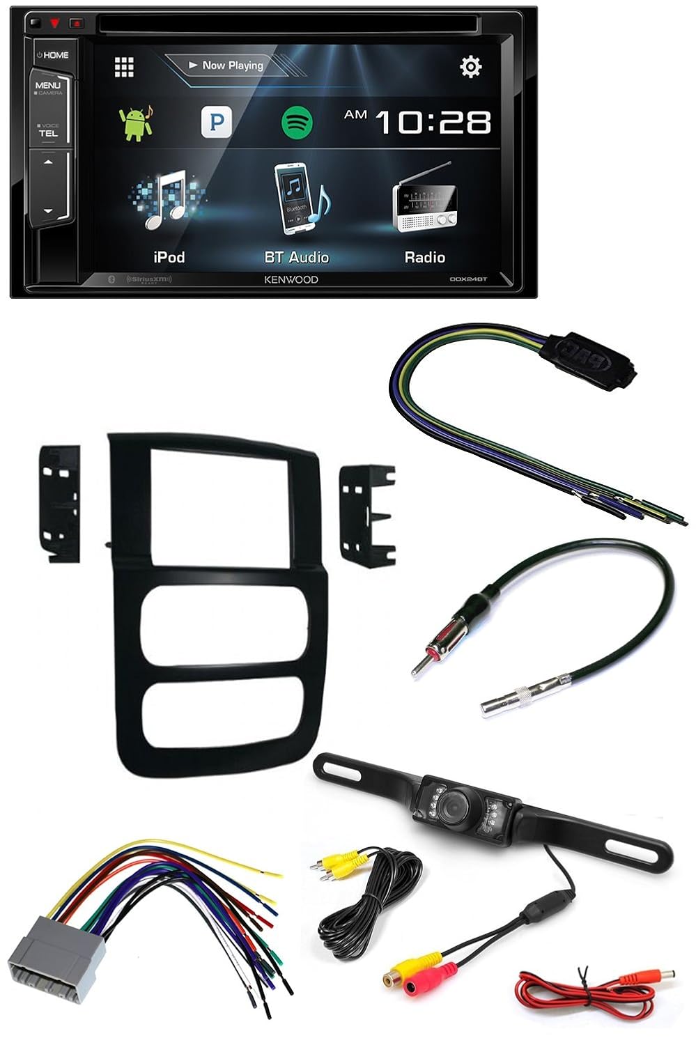 Amazon.com: Kenwood CAR CD Stereo Receiver Dash Install MOUNTING KIT Wire  Harness and Radio Antenna Adapter for Dodge RAM Truck 2002-2005: Car  Electronics