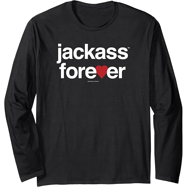 Amazon.com: Jackass Forever Red Heart Logo T-Shirt : Clothing