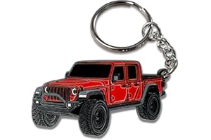 FOUR WHEEL BEAST Jeep Gladiator Keychain - Officially Licensed Jeep Accessories Key Chain Fob Cover Mods 2022 2021 2022
