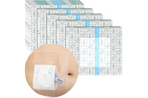 POSTOP MEDICAL WEAR Waterproof Dialysis Catheter Shower Cover 10x12 Inch Protector with Non-Stick Center Pad PICC Line Bandage Patch Dressing Wounds Chest Port PD Peritoneal Accessories (Pack of 14)