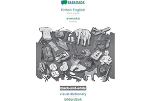 British English - svenska, visual dictionary, BW: BABADADA British English - Swedish, visual dictionary, BW