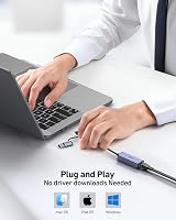 BENFEI USB 3.0 to Gigabit Ethernet LAN Adapter 1000Mbps for MacBook Surface Pro view 5