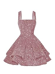 vintys Sparkly Short Prom Dresses for Teens